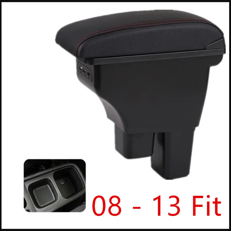 Центральный приставка для хранения консоли Honda Fit Jazz 2009 2013 GE подлокотник