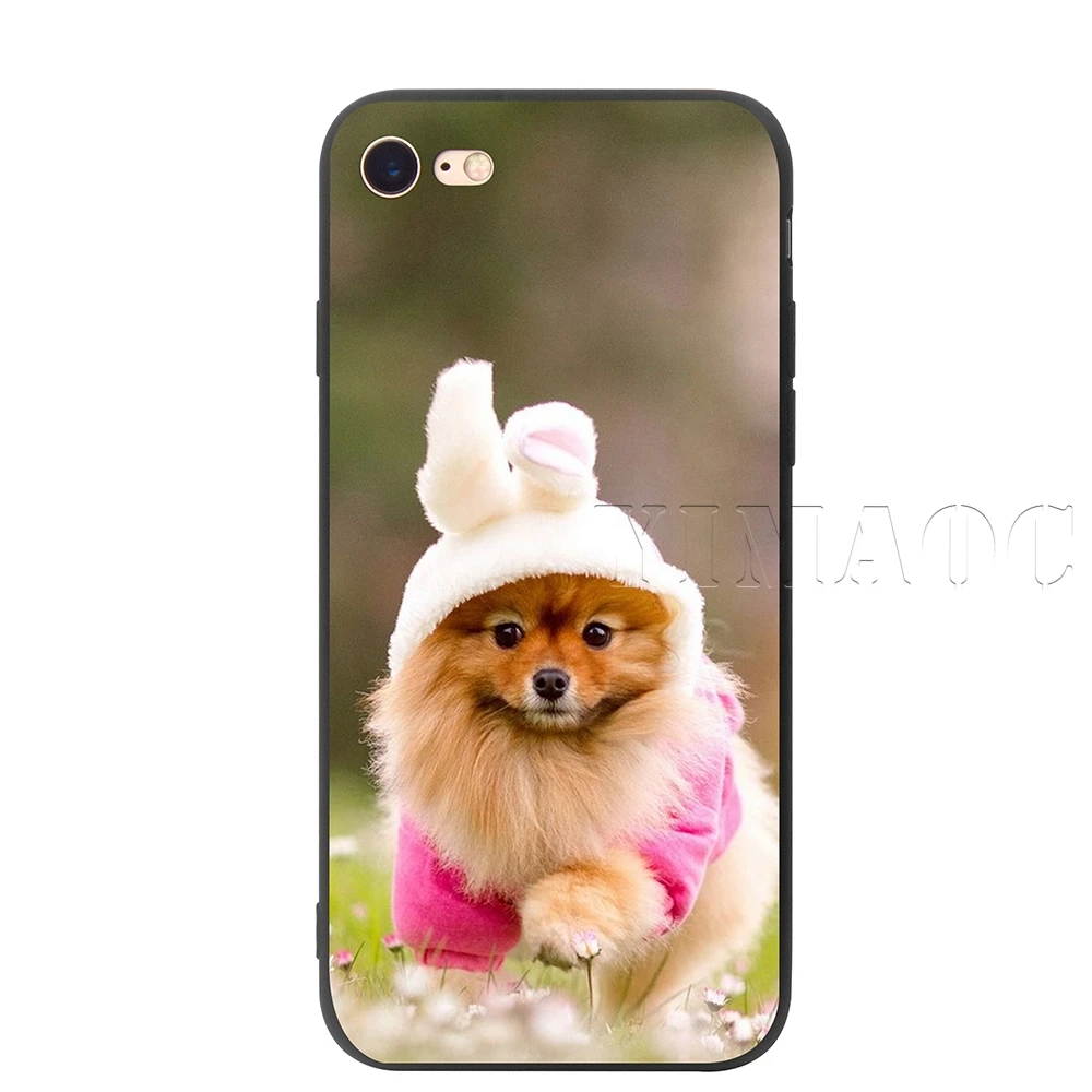 7 YIMAOC Pomeranian Pom силиконовый мягкий чехол для iPhone 11 Pro XS Max XR X 8 7 6 6S Plus 5 5S SE - Цвет: 7