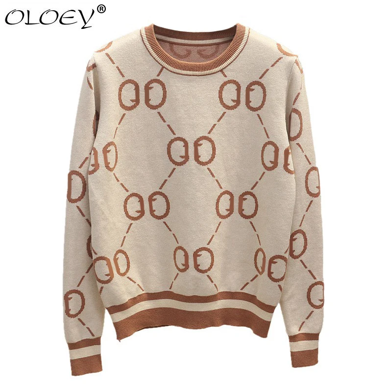 OLOEY 2019 New Brand O-Neck Warm Women Bottoming Sweaters Autumn Winter Knitted Jumpers Female Pullover Fashion sweater | Женская одежда