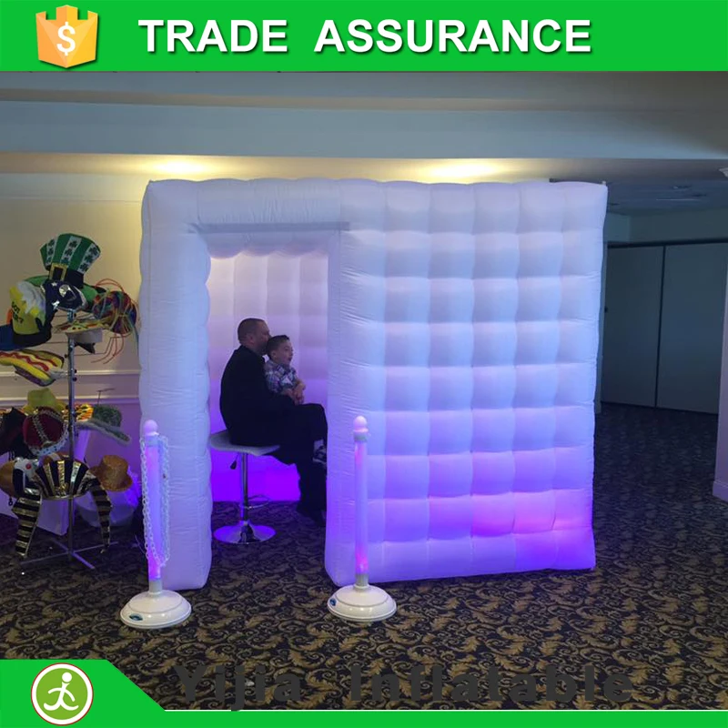 Бесплатная доставка белая прочная квадратная палатка надувная фотокамера