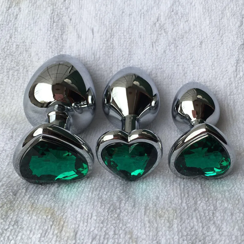 Metal Anal Butt Plug Soft Silicone for men women G-Spot Sex Toys W306 |