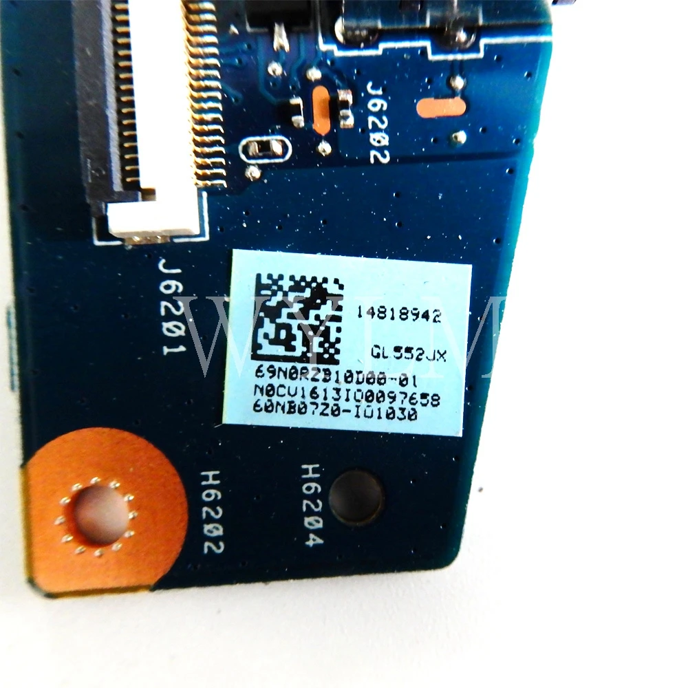 GL552JX IO_board REV2.0 для ASUS FX plus ZX50J GL552 GL552J ZX50JX Материнская плата ноутбука аудио панель/USB