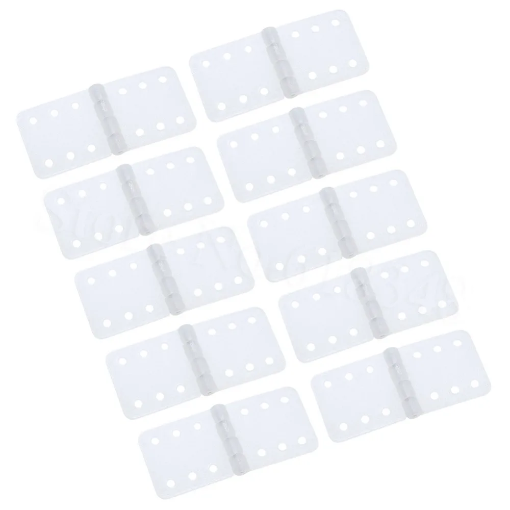 

100pcs/Lot Plastic Nylon Pinned Hinges 11x25.5 mm RC Airplane Parts Model Replacements