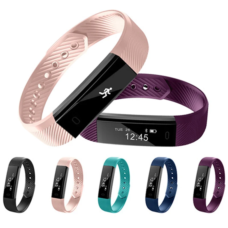 ID115 умный Браслет фитнес трекер Шагомер Bluetooth Smartband спортивный браслет Veryfit