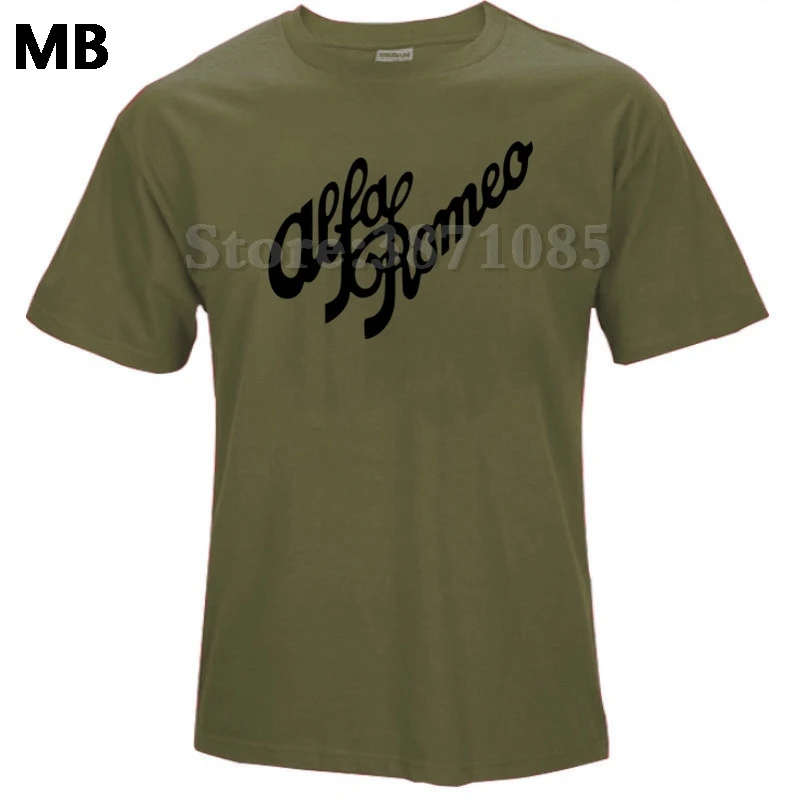 Alfa Romeo сценарий в красных классические футболки футболка итальянские Camiseta