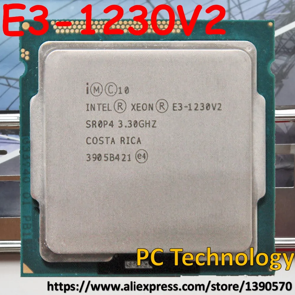 Оригинальный четырёхъядерный процессор Intel XEON E3 1230V2 V2 3 30 ГГц 8 Мб 1600 МГц LGA1155 TPD 69 Вт