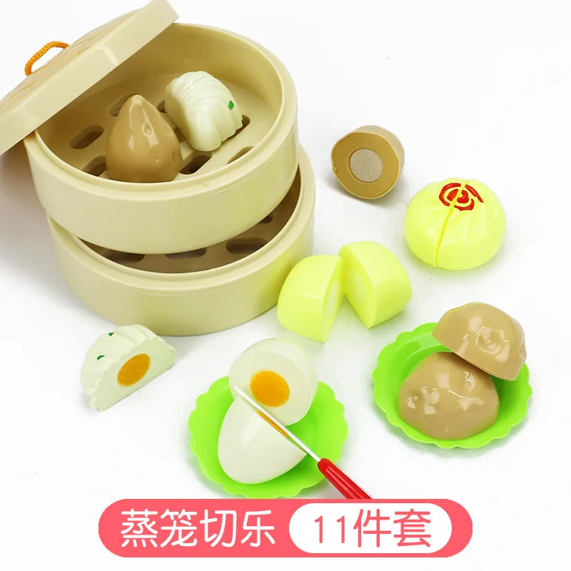 

Children's Cut Fruit Toys House Kitchen Combination Vegetables Baby Boys Girls Cut Cuts Cuts Set