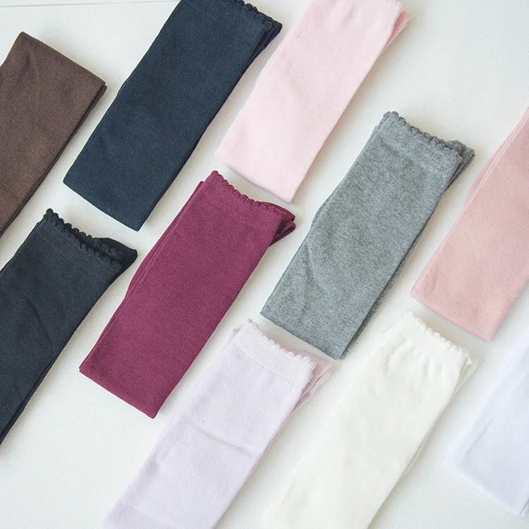 Соблазнительные хлопковые длинные чулки выше колена для женщин и девушек теплые