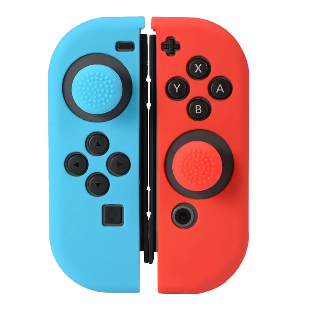 2019 2018 новый дизайн геймпад для Nintendo Switch мягкий силиконовый чехол защитный набор