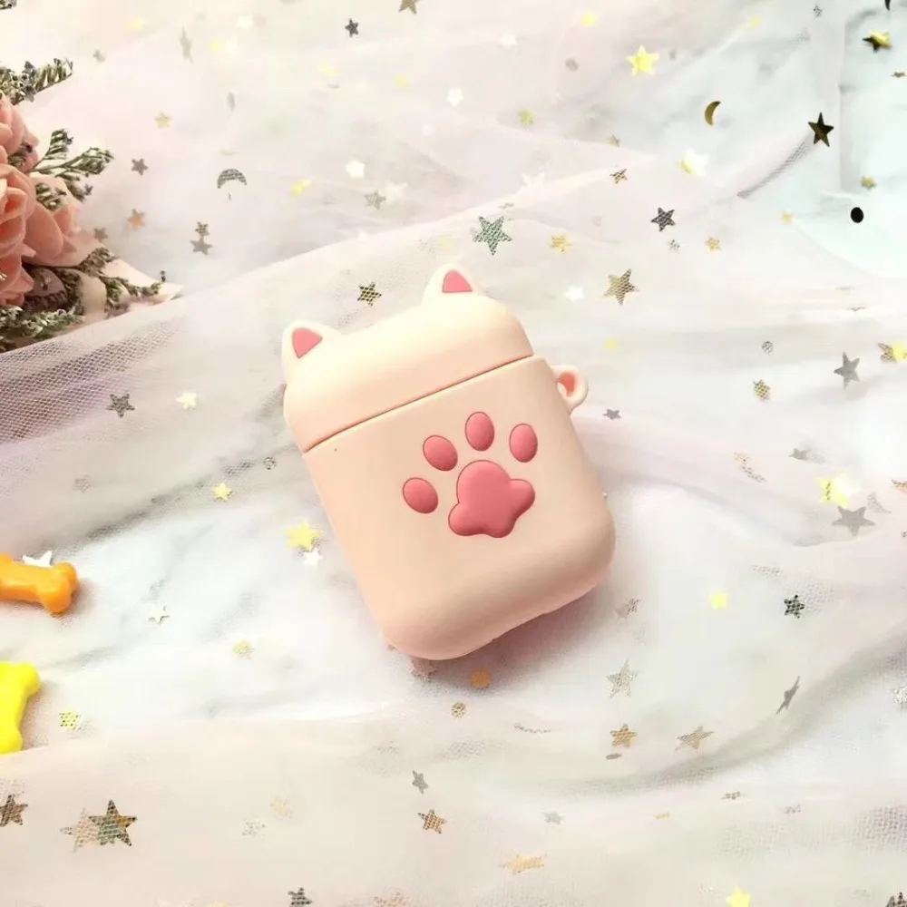 Cartoon Wireless Bluetooth Earphone Case For Apple AirPods Silicone Charging Headphones Cases Airpods Protective Cover | Электроника
