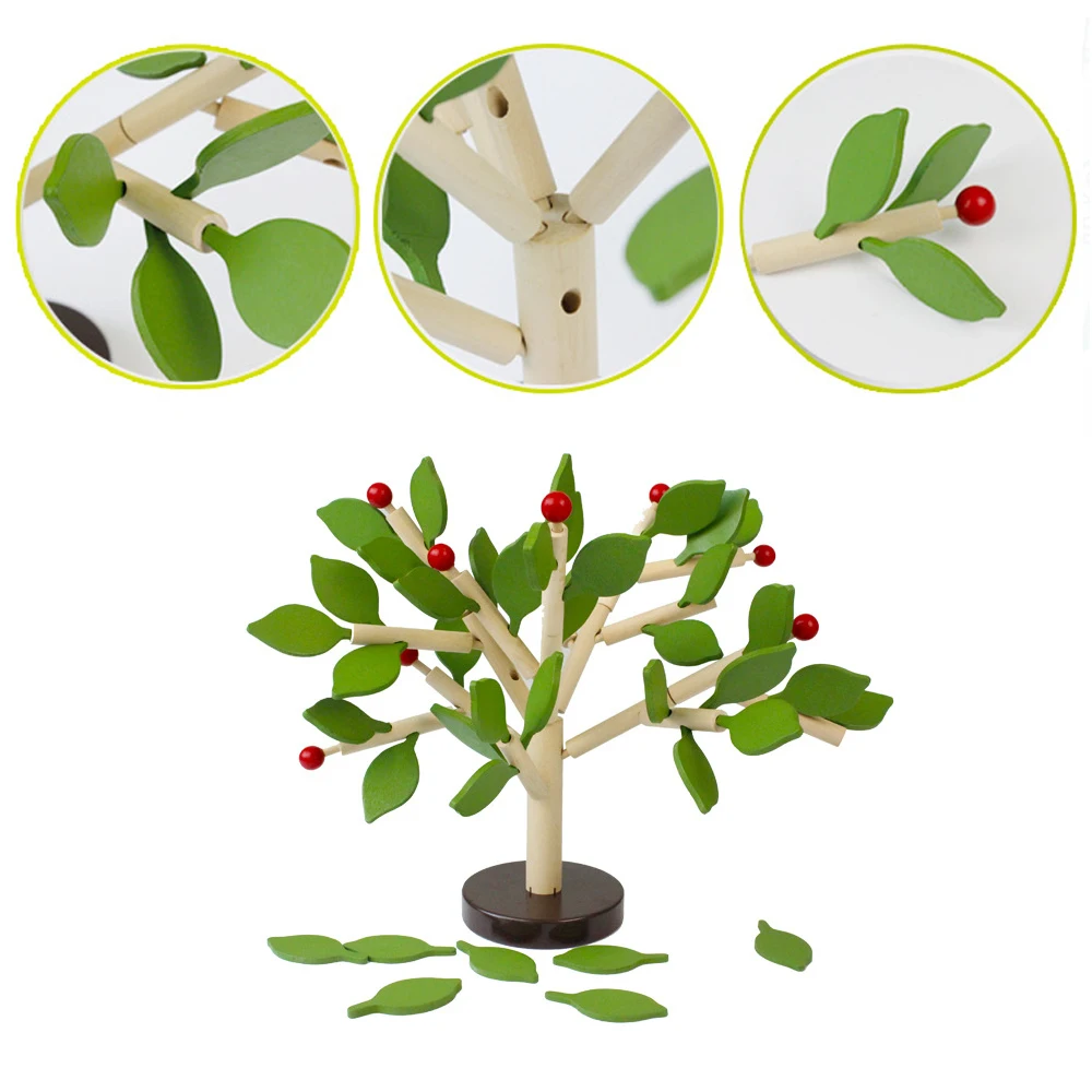 Детская деревянная Игрушечные лошадки бой вставлены Конструкторы Снежинка