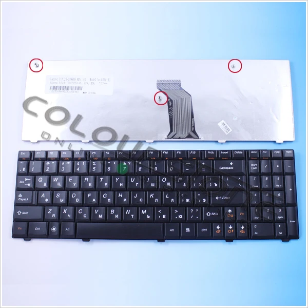 G560 Русская раскладка Клавиатура для ноутбука lenovo G560 G565 черная клавиатура V-109820BS1 RU Клавиатура для ноутбука