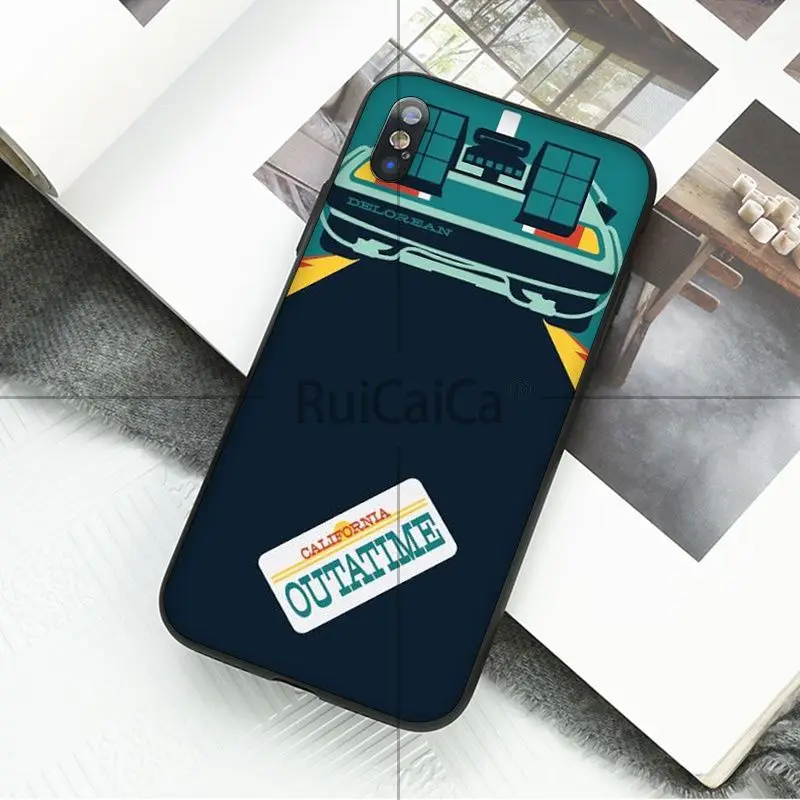 Ruicaica черный мягкий силиконовый чехол для мобильного телефона Apple iPhone 8 7 6 6S Plus X XS MAX