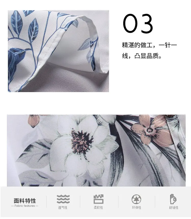 

2019 Summer 4XL Plus Size Women Chiffon Blouses M-5XL Ladies Loose Long Shirt Tops Vintage Print Large Size Casual V-neck Blouse