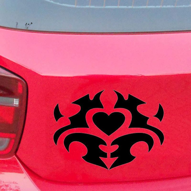 Автомобиль классика сердце Religous капот Наклейки виниловые Авто наклейки спереди