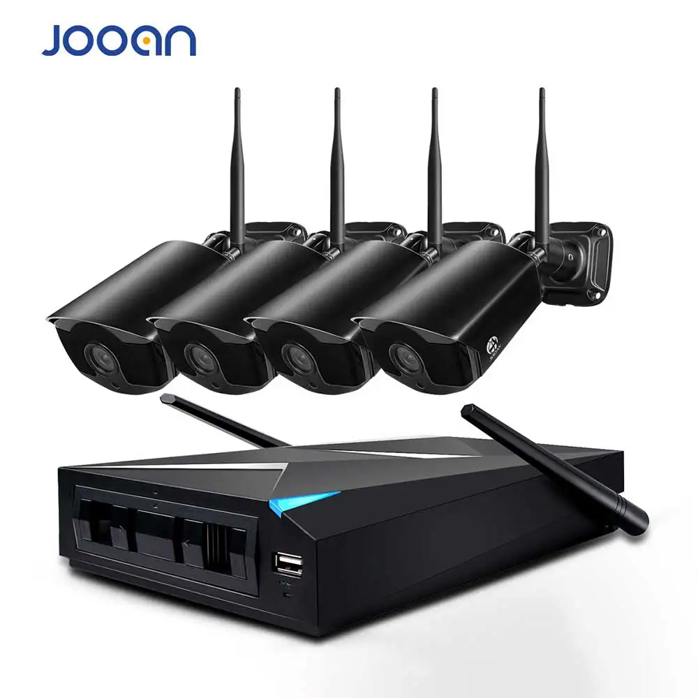 Jooan 8CH CCTV Системы Беспроводной 960 P NVR 8 шт. 1.3MP ИК Открытый P2P Wi Fi ip безопасности