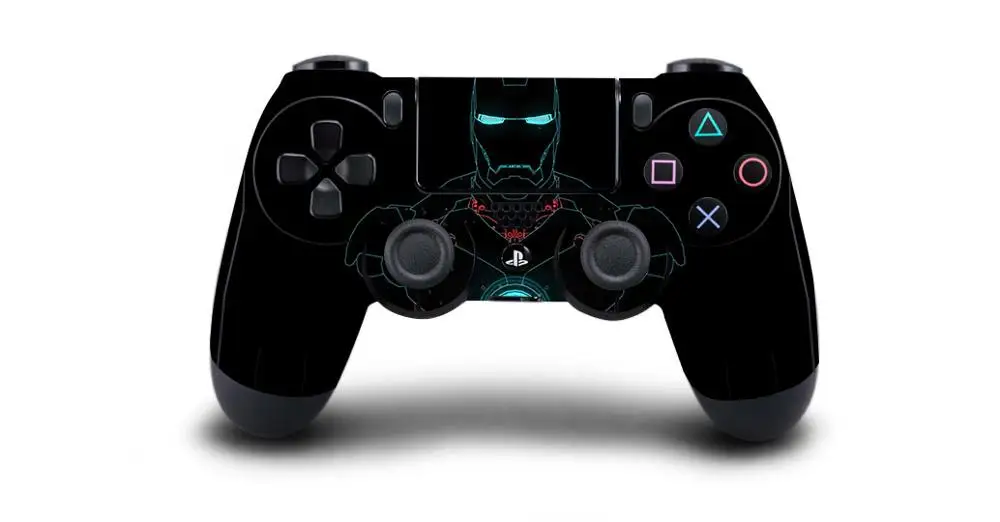 1 шт Мстители Железный человек паук PS4 Кожа Наклейка виниловая для PS4 playstation 4 Dualshock 4 контроллер наклейка КОЖА - Цвет: QBTM0622