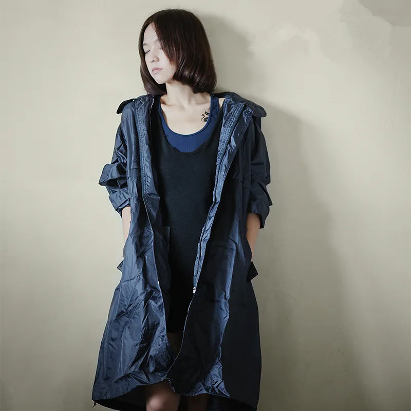 Длинный дождевик для женщин и мужчин пончо с капюшоном водонепроницаемый