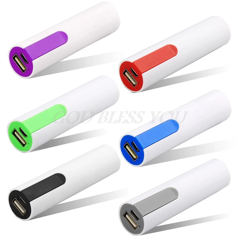 Портативный внешний аккумулятор 5 в с USB портом чехол Комплект 18650 зарядное