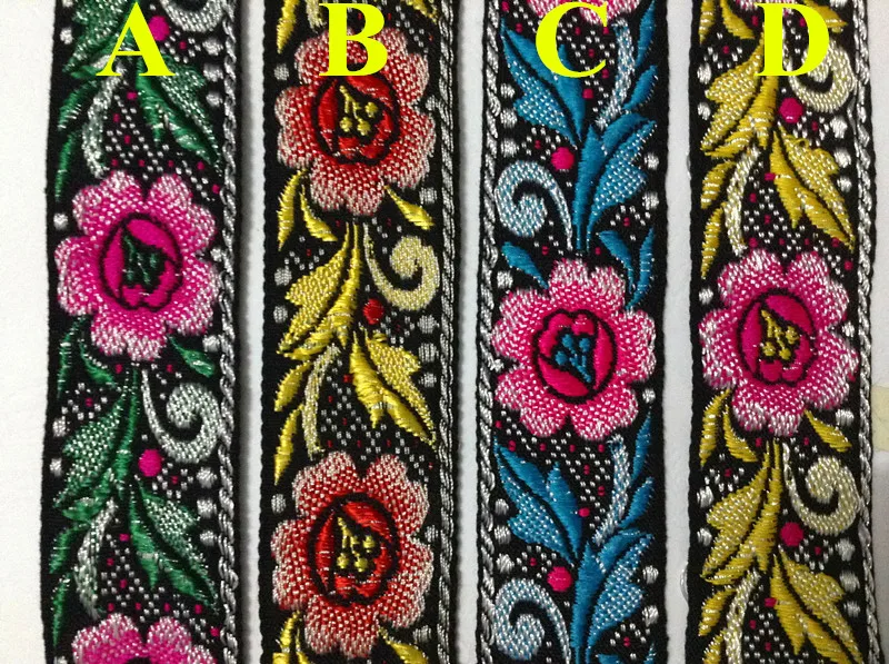 2 8 см в национальном стиле однолицевая окрашенная пряжа жаккардовая лента