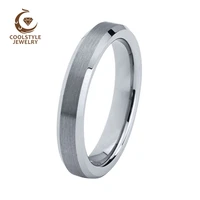 4mm tungsten wedding ring womens mens wedding band engagement ring matte finish comfort fit