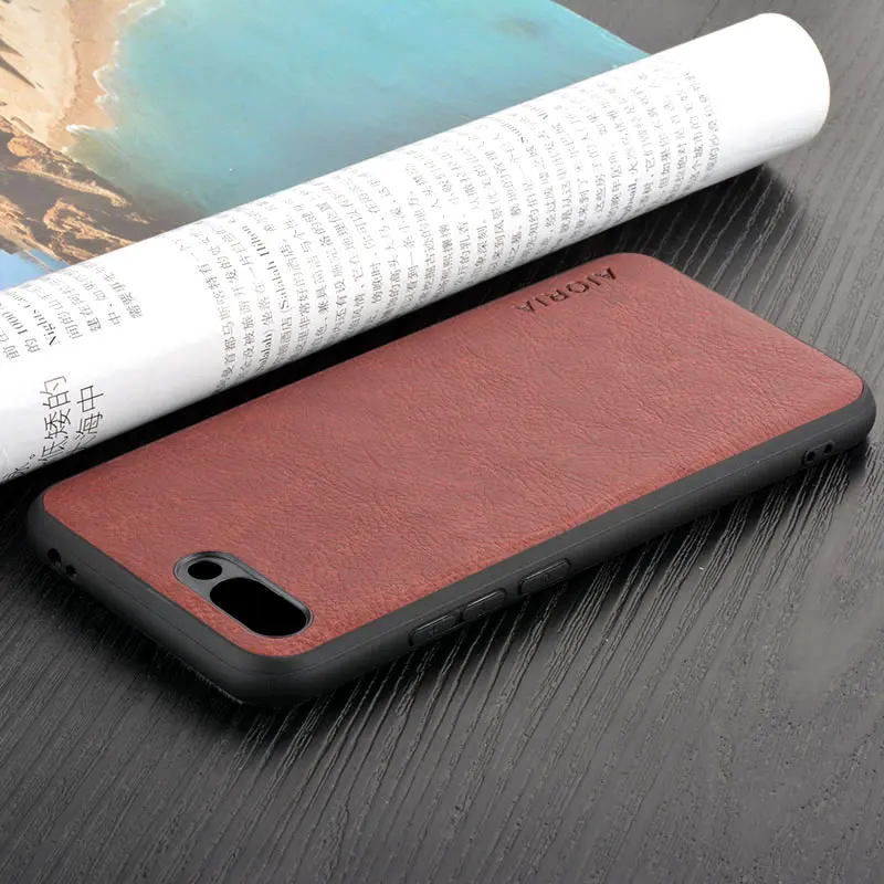 Case for Huawei Honor 10 View luxury Vintage Leather skin capa with Slot phone cover huawei honor v10 case funda coque | Мобильные