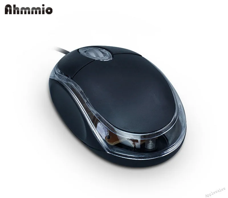 Ahmmio Lighting Mouse Mini USB Проводная компьютерная маленькая оптико-Электронная мышь