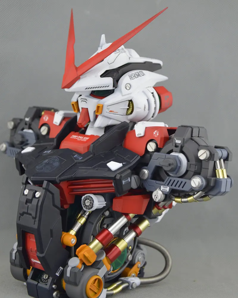 Модели вентиляторов двигатель королевская модель 1/35 семян Gundam Astray красная рамка бюст голова, бюст, статуя/в собранном виде модель Gundam робот gunpla