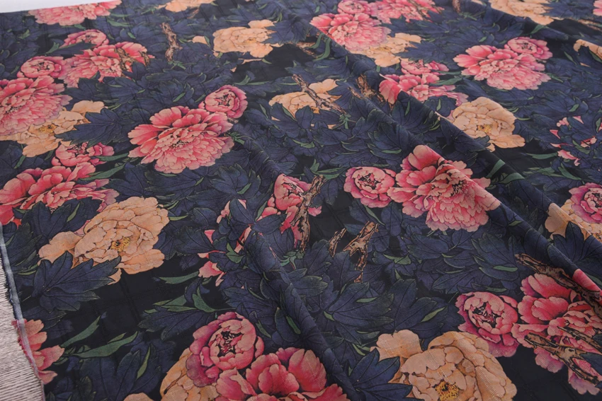 Silk yarn silk jacquard etc. 1.15 meters wide. | Дом и сад