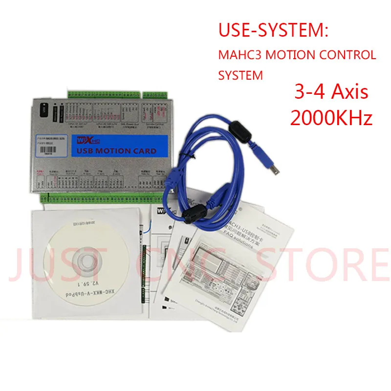 CNC Mach3 USB карта движения XHC контроллер Breakout Board 2 МГц Поддержка Win7 регулятор скорости DC pwm