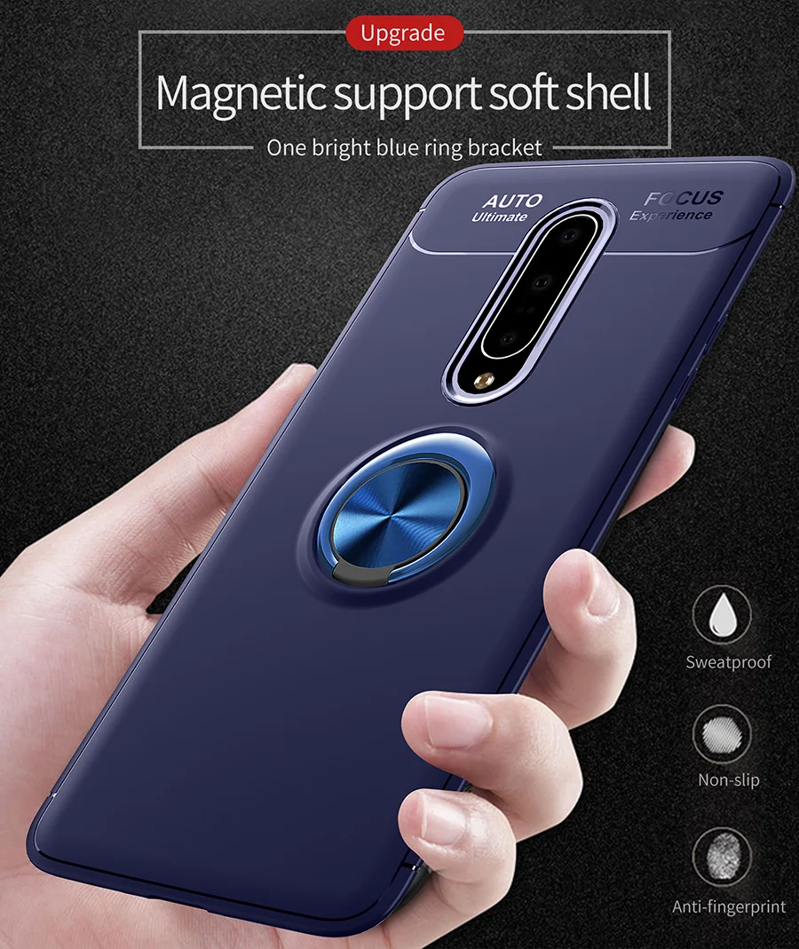Невидимое кольцо для OnePlus 7 Pro Чехол One Plus 7 Чехол кольцо кронштейн для телефона для OnePlus 7 чехол s 1+ 7 Pro 7t 7T