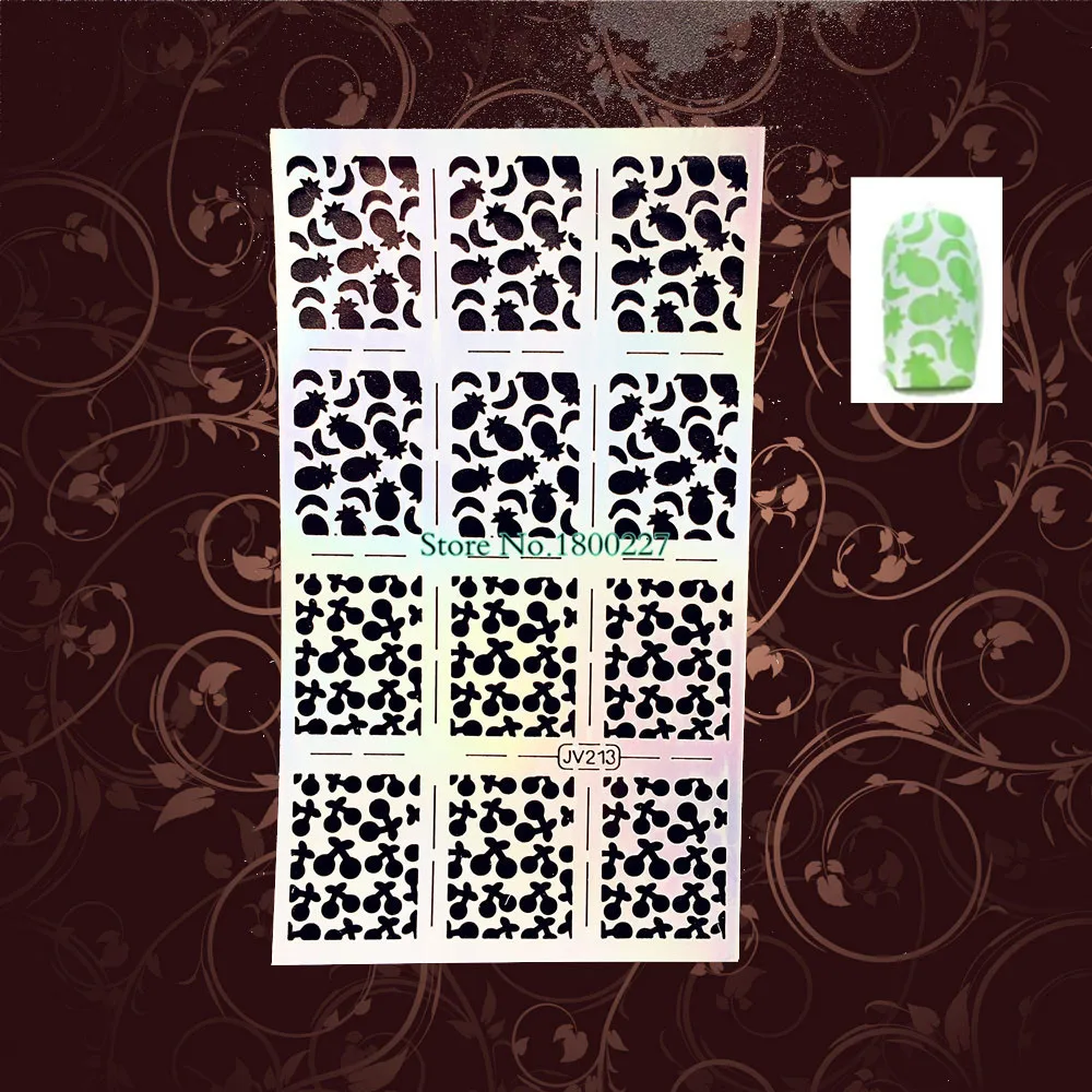 Шаблон PWJV213 для стемпинга ногтей с изображением фруктов|tool meter|tool repairtools bosch |