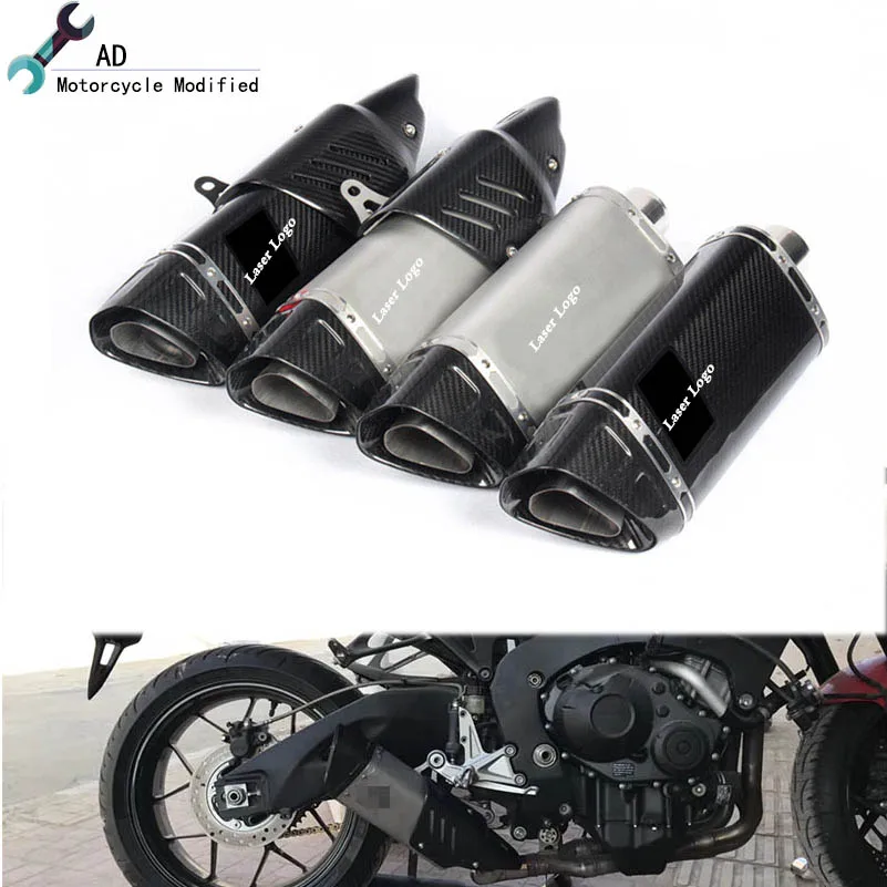 Глушитель для мотоцикла Yamaha YZFR6 углеродное волокно 51 мм без шнуровки YAMAHA R6 R3