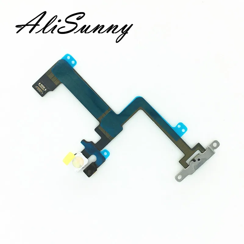 AliSunny 20 шт. гибкий кабель питания для iPhone 6 Plus 5 ''Кнопка ВКЛ./ВЫКЛ. Микрофон +