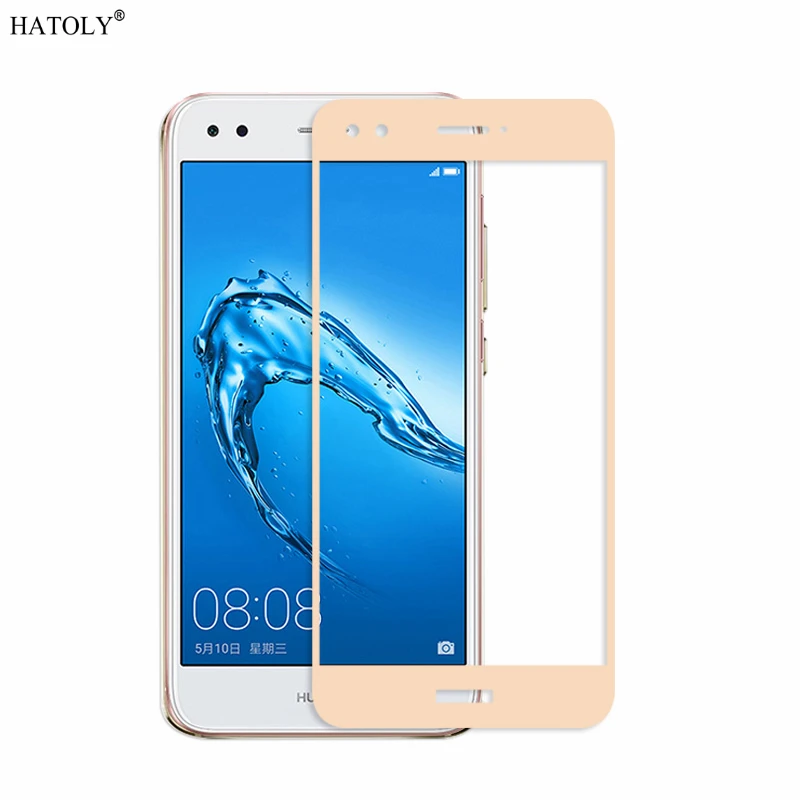 2 шт. закаленное стекло для huawei Y6 Pro 2017 защитная пленка на экран полное покрытие Enjoy