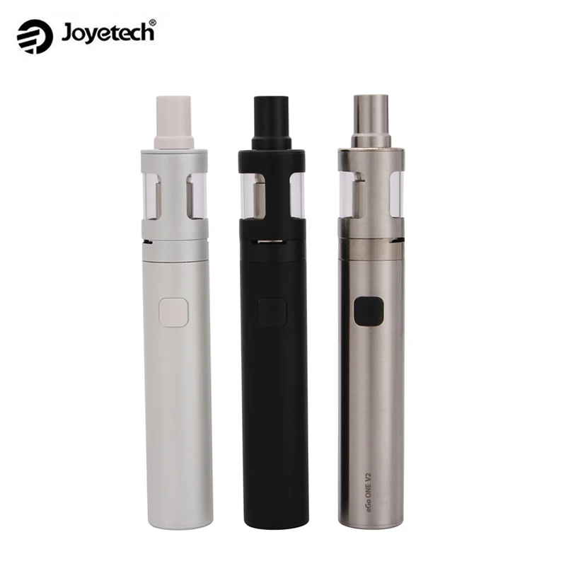 100% Оригинал Joyetech eGo ONE V2 стартовый комплект с 2 мл атомайзером и 1500 мАч/2200 мАч