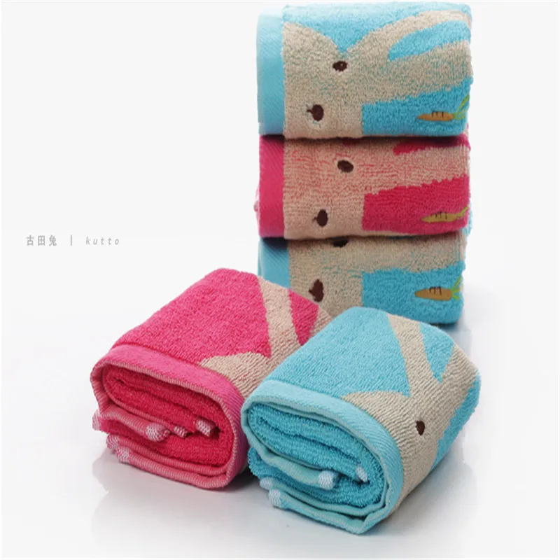 2019 New Cotton 25*50cm Cartoon Rabbit Face Towel Dry Bathroom Soft Skin Care Hair SPA Showers Jacquard for Kids | Дом и сад