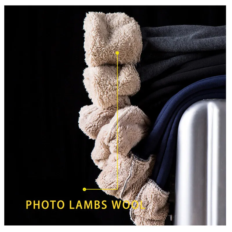 Плюс размер 8XL Мужские Зимние флисовые брюки толстые бархатные мужские 2018