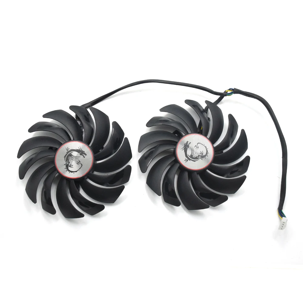 95 мм вентилятор для игровой карты PLD10010B12HH RX 580 для игровых карт MSI RX 580 Gaming X 8G GeForce GTX 1050Ti Gaming X 4G GTX 1060