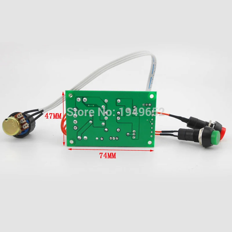 PWM dc контроллер двигателя вперед и назад линейный привод регулятор скорости самосброса 6 в/12 В/24 В 10A