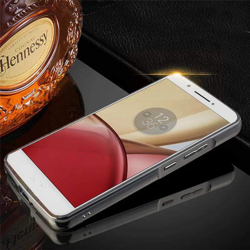 COMEBUY для Motorola E4 плюс G5s металлический каркас чехол телефона Зеркало задняя крышка