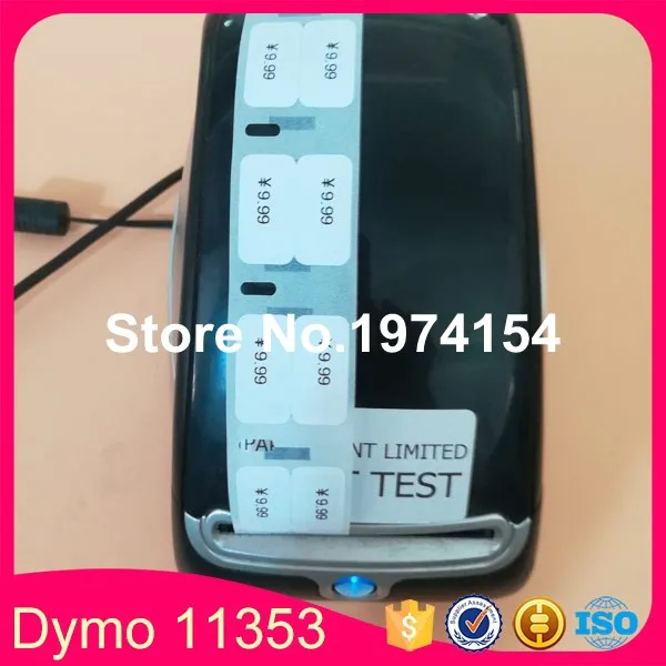 10 совместимые рулоны Dymo 11353 этикетка 12 мм * 24 1000 шт/рулон совместимый для LabelWriter 400