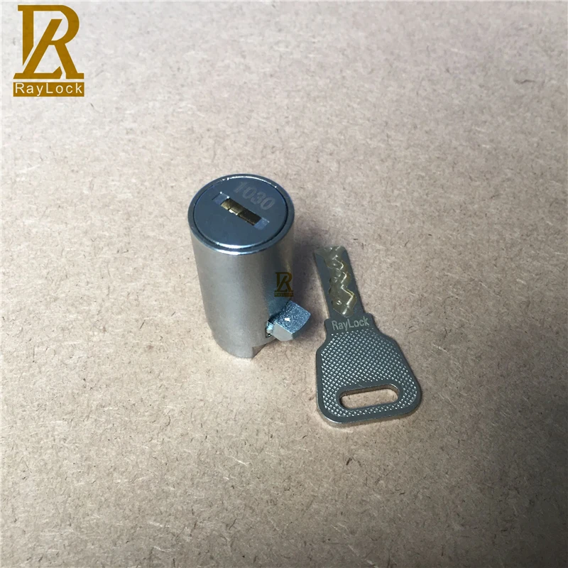 Цилиндрический замок RayLock key alike из цинкового сплава для закусок торговый автомат