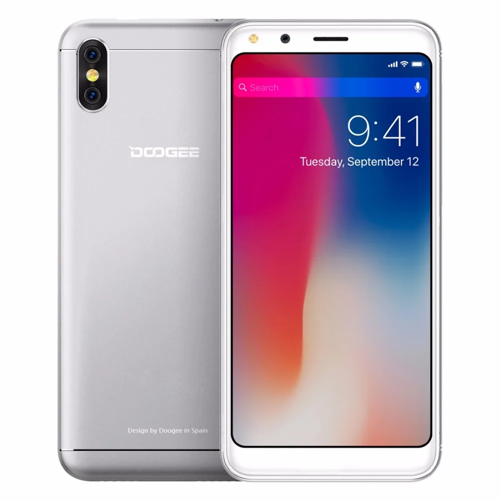Оригинал DOOGEE X53 3g WCDMA мобильных телефонов Android 7 0 1 GB + 16 MTK6580M 4 ядра смартфон Dual