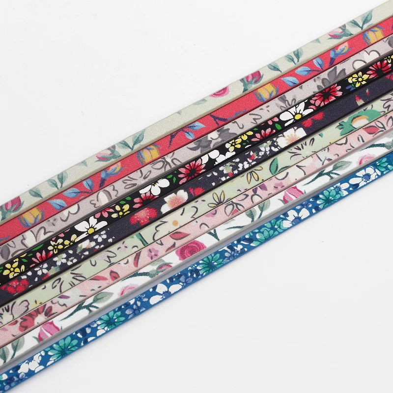 Плоский шнур из искусственной кожи для браслетов ожерелий ножных 1 м 5*2 мм |