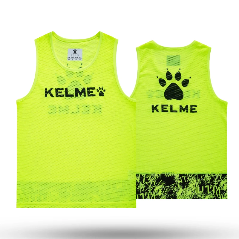 Детский футбольный тренировочный жилет KELME Трикотажный для футбола спортивный
