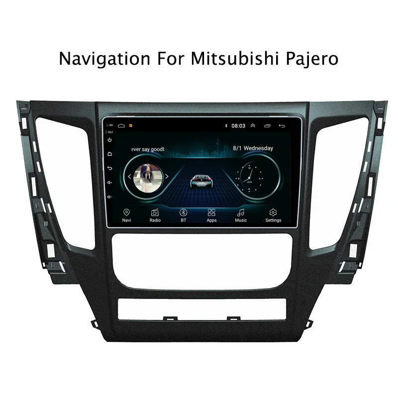 10 1 &quot2.5D IPS Android 8 автомобильный DVD GPS плеер для Mitsubishi Pajero 2015 2016 2017 Автомобильный