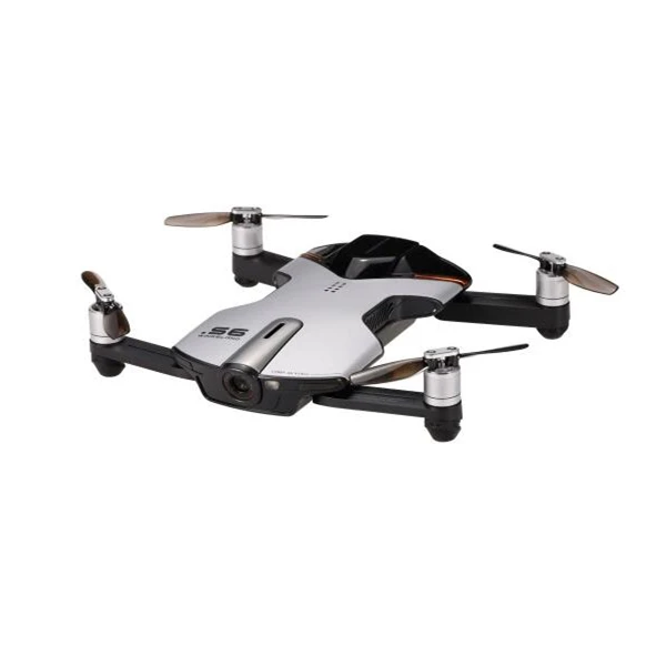 Black Silver Новое поступление Wingsland S6 для карманного селфи дрона WiFi FPV с 4K UHD камерой комплексное Предотвращение препятствий - Цвет: Black Silver