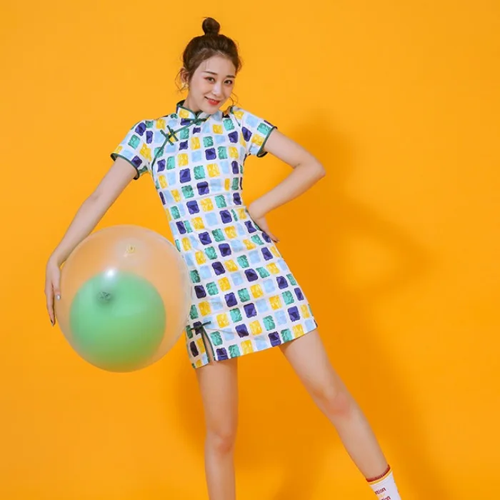 2019 Новый Традиционный для китаянок платье шелковый атлас Cheongsam сексуальное