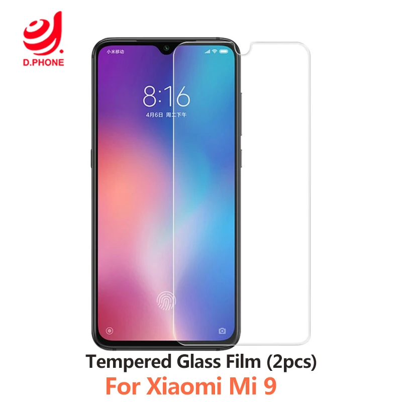 Защитное стекло для экрана для Xiaomi mi 9 mi 9 закаленное защитная стеклянная пленка для экрана пленка 2 шт